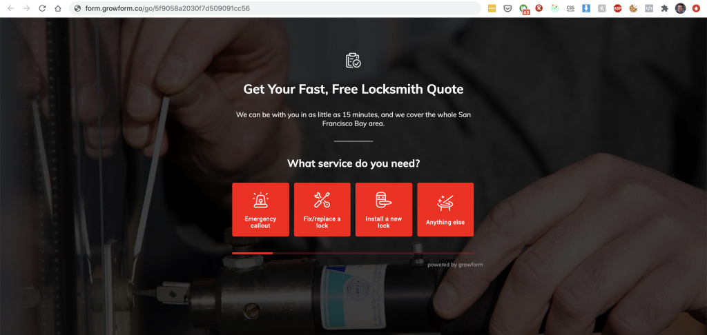 Why You Shouldn't Use Typeform On Your Landing Page - Growform Multi Step Form Builder